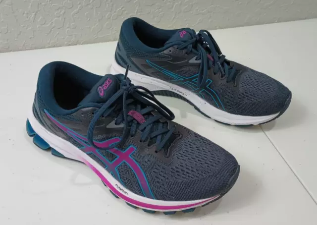 ASICS Womens Gt-1000 10 Blue Running Shoes Size 11