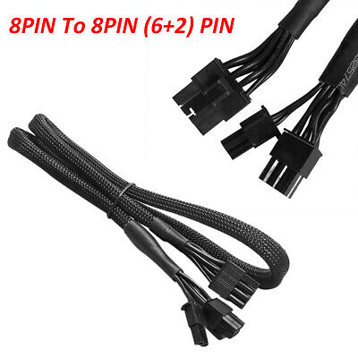 8PIN To 8PIN (6+2) PIN PCIE VGA Power Supply Cable For EVGA G2G3B2B3 Series