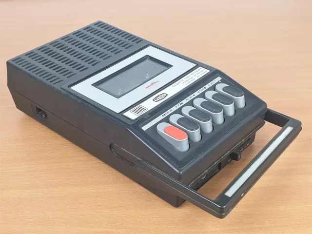Registratore a Cassette EVADIN ECP-100 Lettore Portatile Vintage anni 70 Raro