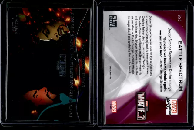2023 UD Marvel What If..? Battle Spectrum Doctor Strange Supreme Vs Dr Strange