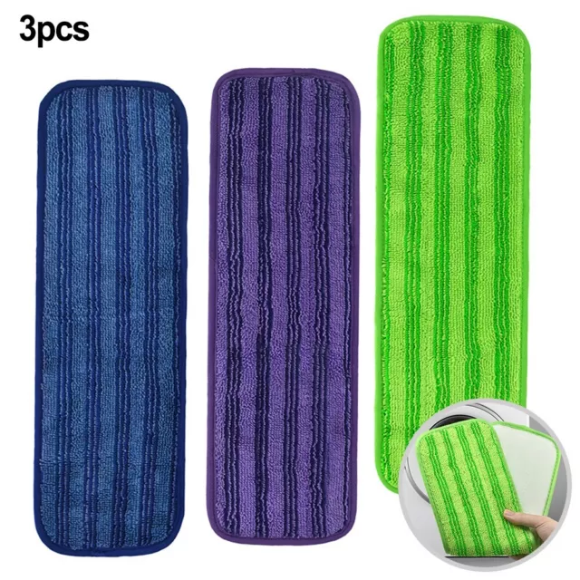 Tapis de vadrouille électrique en microfibre réutilisables pour ramassage de s