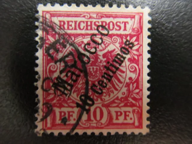 DK - Marokko Nr. 3d, 1899, gestempelt, BPP geprüft, Mi 100€ *KB350*