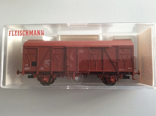 SET DE 2 WAGONS COUVERT G4 SNCF TYPE GS BRUN UIC PROVENCE... SET DE 2