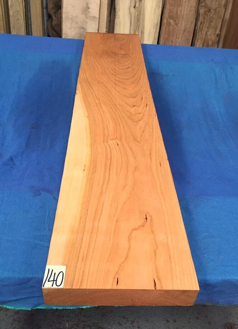 American Cherry 50 mm madera/tableros- madera dura exótica/secada al horno/borde cuadrado