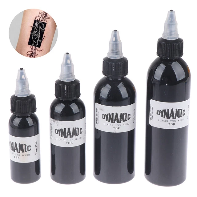 Set inchiostro tatuaggio nero 30/60/90/120 ml bottiglia pigmento trucco permanente colori-xp