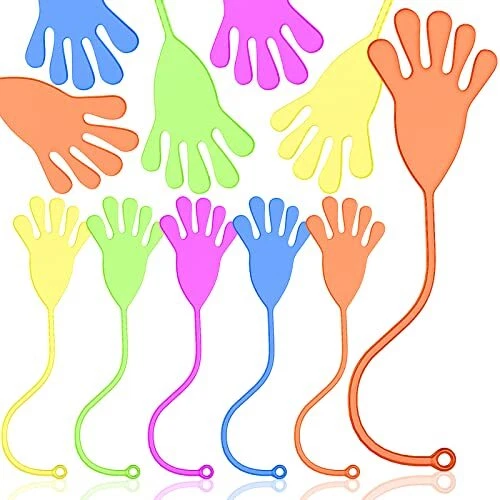 Goldge Lot de 12 petites mains adhésives pour anniversaire d'enfant