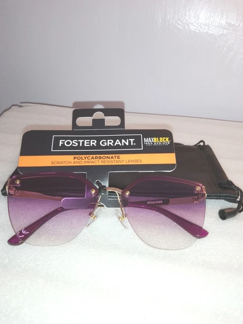 Occhiali Da Sole Foster Grant MAX BLOCK – Protezione 100% UVA E UVB – Farfalla Colorata
