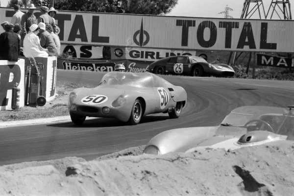 Paul Armagnac & Gerard Laureau Rene Bonnet Djet Spider Le Mans 1962 Old Photo 8