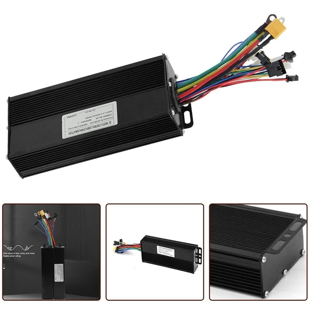 Contrôleur Sinusoïdal 100A 3000W-5000W 48V-72V 24 Tubes Pour Moteur UART - SODIAL