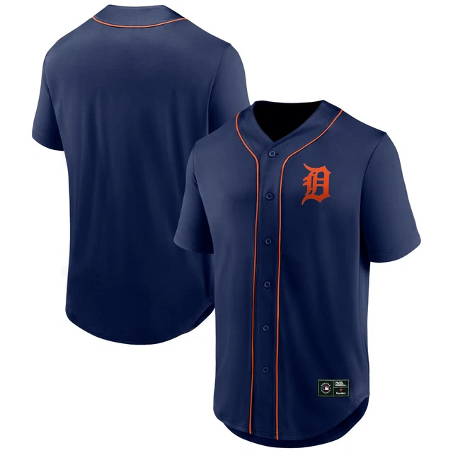 MLB Maglia Detroit Tigers Core Foundation Blu Marino Poly Baseball Jersey MLB Maglia Detroit Tigers Core Foundation Blu Marino Poly Baseball Jersey