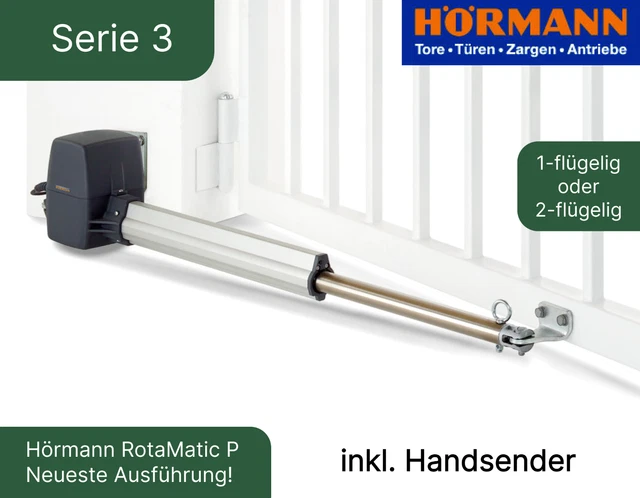 ENTRAÎNEMENT PAR PORTE rotative Hörmann RotaMatic série 3 BiSecur pour ...