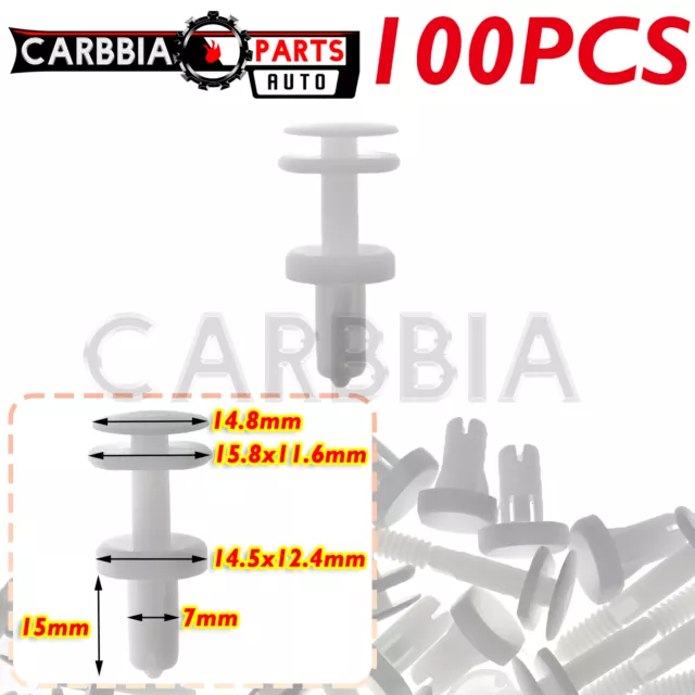 100 DOOR TRIM PANEL PUSH TYPE RETAINER CLIP for 15960325 GM TRUCK CHEVROLET GMC