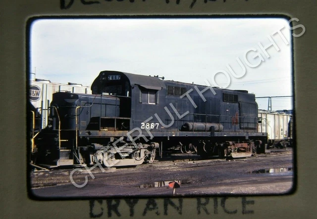 Original '79 Kodachrome Slide NW Norfolk Western 2867 RS36 Decatur, IL  19I51