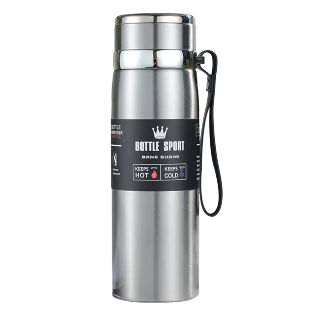 Double Stainless Steel Vacuum Flask Water Bottle Insulated Cup (800ml Steel) 3