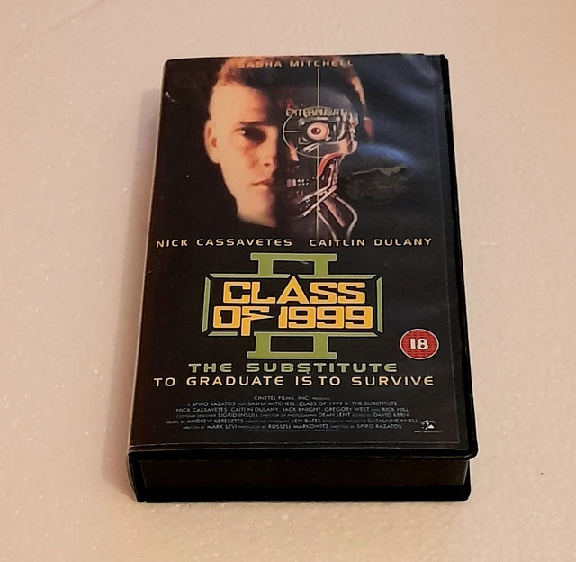 VHS HORROR MOVIE CLASS OF 1999 Part 2 Cert 18 Pals Format £9.95 ...