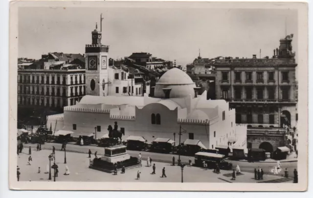 Cpa Carte postale Algérie Alger la Mosquée Djeman Djedid