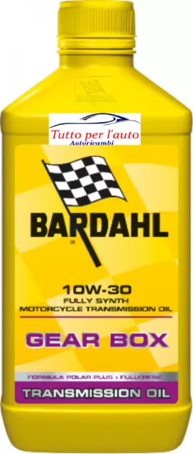 1 Litro Olio Bardahl Gear Box 10W30 Lubrificante Per Trasmissioni