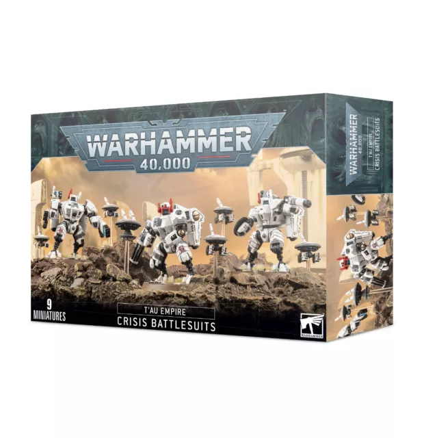 Warhammer 40,000 -- Tau Empire - XV8 Crisis Battlesuit Team -- GW-56-07