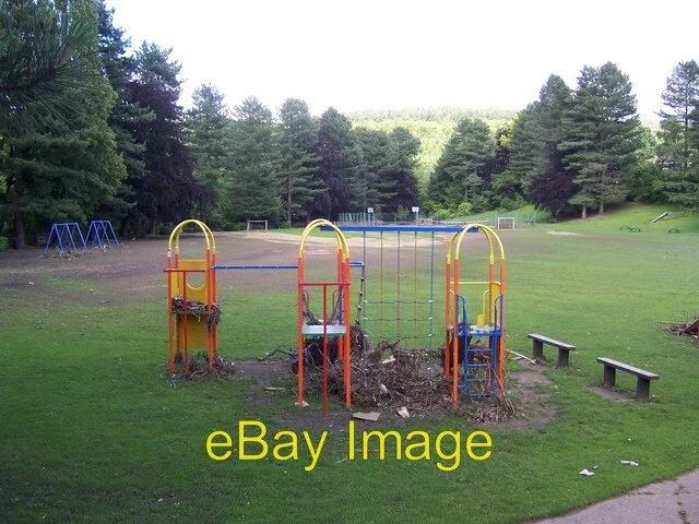 Photo 6x4 Playground after the Oughtibridge Flood Devastation in Coronati c2007