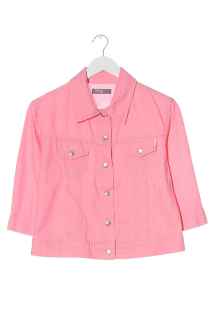 ESPRIT Giacca denim Donna Taglia IT 42 rosa stile casual
