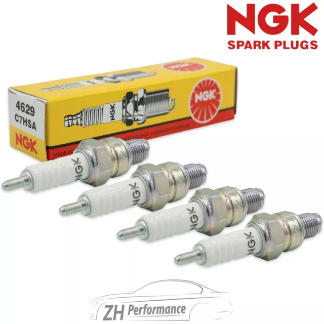 4x NGK 4629 C7HSA Zündkerze AGM Baotian Benzhou Flex Tech Giantco Jonway Rex