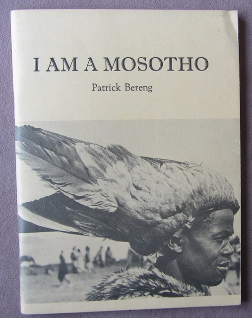I Am A Mosotho Book Africa Life in Lesotho Basotho Culture Heritage 1982 1st Edn