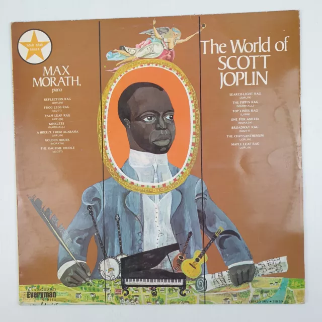 Max Morath – The World Of Scott Joplin 33 RPM Vinyl LP Record ***Free Postage***