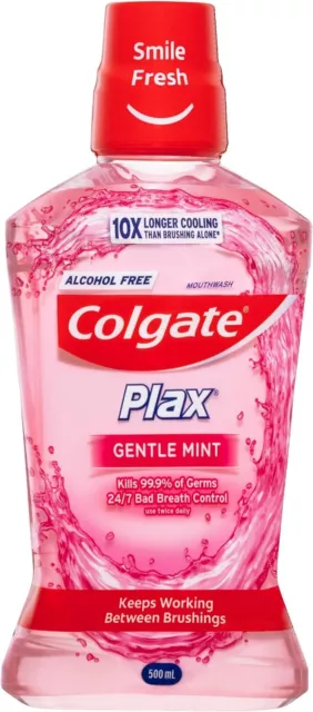 Colgate Plax Antibacterial Mouthwash 500ml