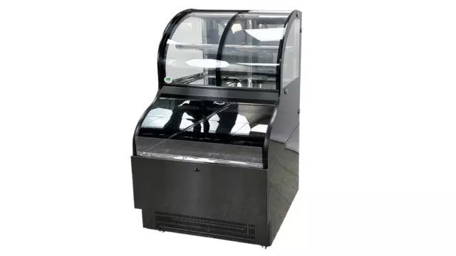 35" W 12.5 Cu. Ft. Refrigerated Open Air Grab & Go Combined Merchandising Cooler
