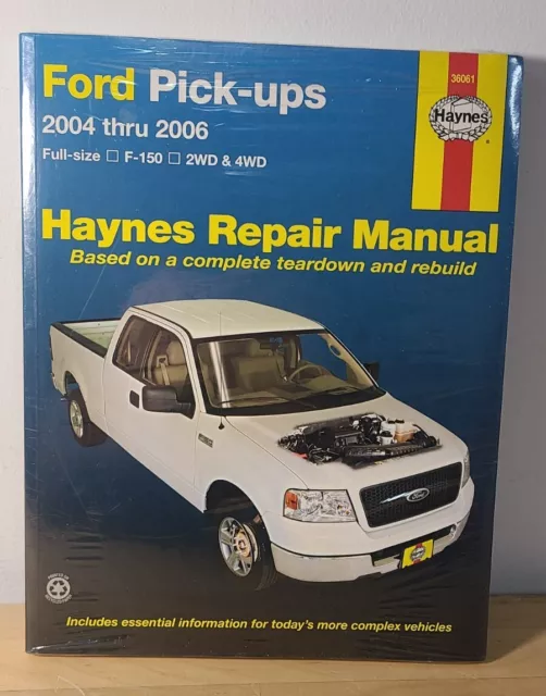 Ford Pick-Ups Haynes Repair Manual 2004 thru 2006 Full-size F-150 2WD 4WD 36061