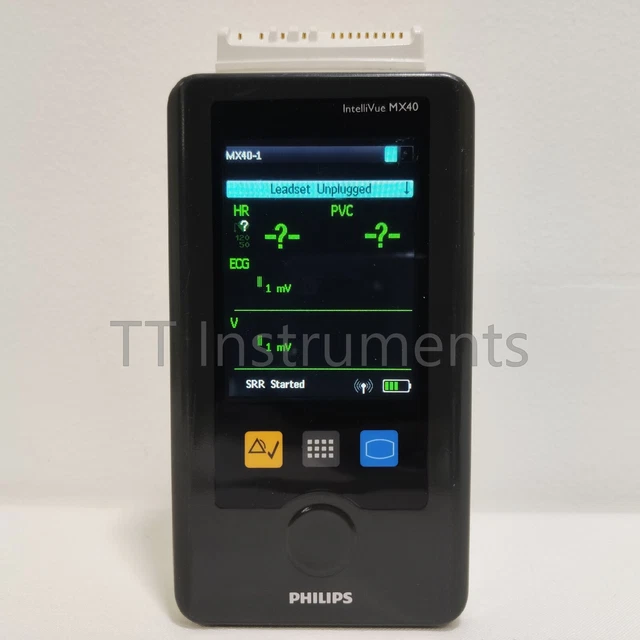 PHILIPS INTELLIVUE MX40 Wearable Touch Screen Telemetry Patient Monitor