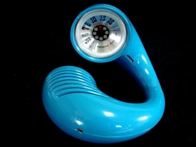 PANASONIC TOOT-A-LOOP R-72 AM Transistor Radio Azul Vintage Usado