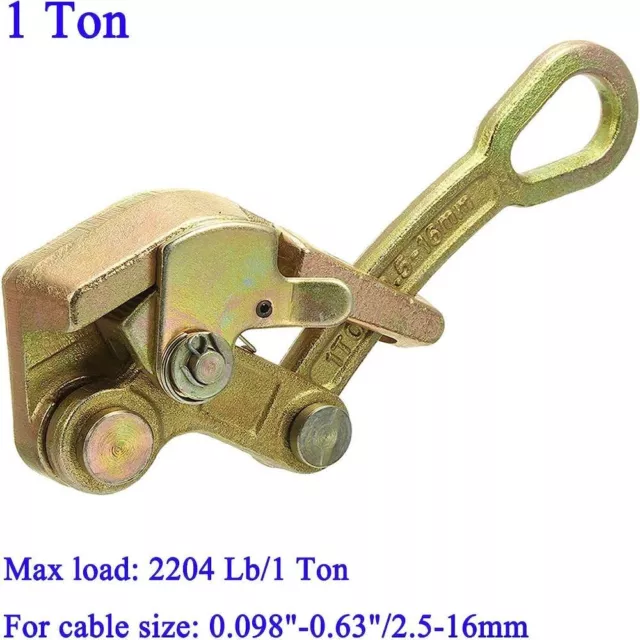 Outil de traction Pince à fil 1 tonne Tendeur de câble  Câble métallique 3