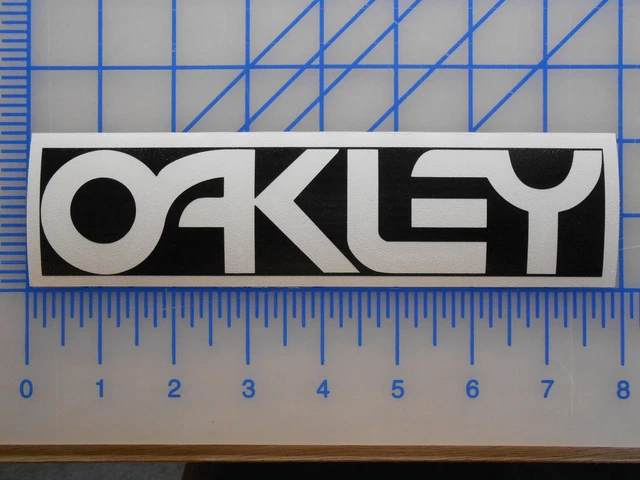Oakley Logo Decal Sticker 7.5" 11" Sunglasses Golf Ski Snowboard Goggles Retro
