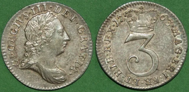 1763 Threepence