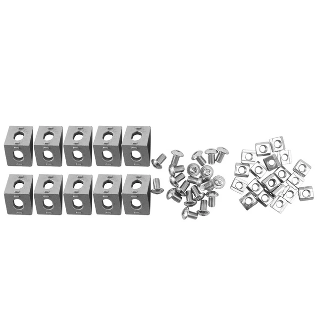 50Pcs Corner Bracket 2020 Series Aluminum Profile Connector Set for 6mm1640