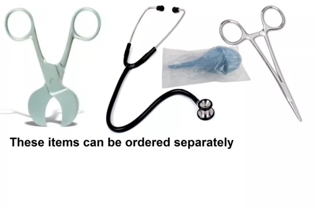 Petnap Whelping Kit Forceps, Cord Scissors, Stethoscope, Puppy, Nasal Aspirator