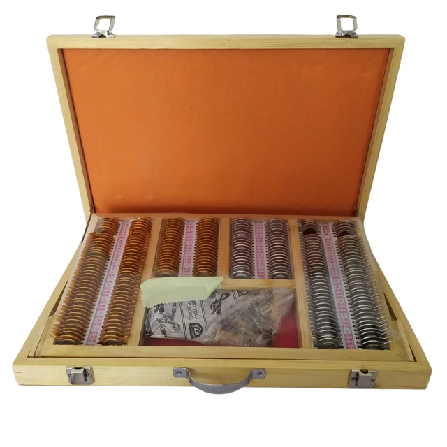 Jeu De 68 Lentilles D'essai Optique Avec étui - Pour Réglage Et Test D'appareils Optiques