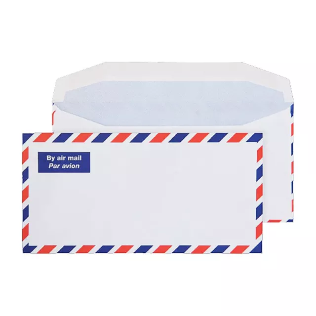 US Sc #UC2 air mail 5 cent stamped envelope, vintage airmail envelopes lot  of 3