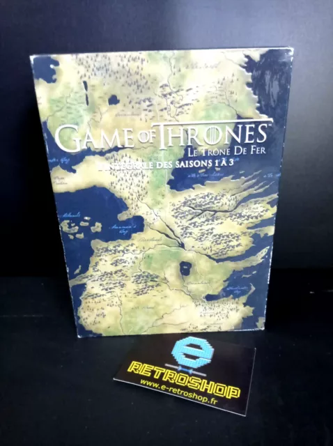 Coffret DVD Game of Thrones intégrale Saison 1 à 3 HBO GOAT collector FR