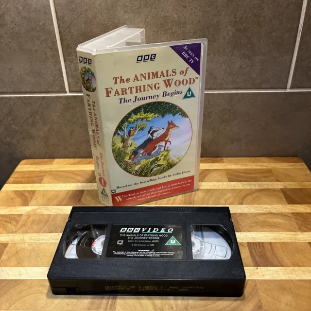 The Animals Of Farthing Wood - Part 1 - The Journey Begins VHS Video - VHS