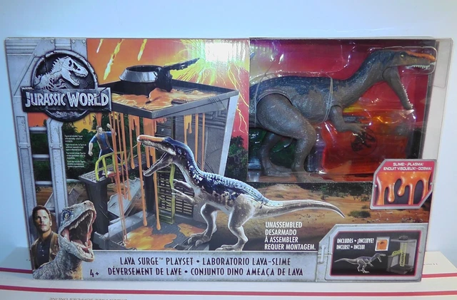 Lava surge playset jurassic world shop