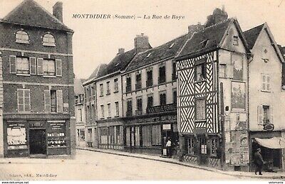 4261 cpa Montdidier - la Rue de Roye