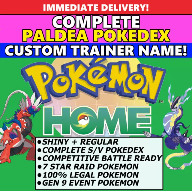 ✨Ultimate MASTERDEX, Pokemon Scarlet & Violet, Living Pokedex, COMPLETE