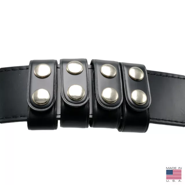 Perfect Fit Duty Belt Keepers 1 Genuine Leather - 4 Pack