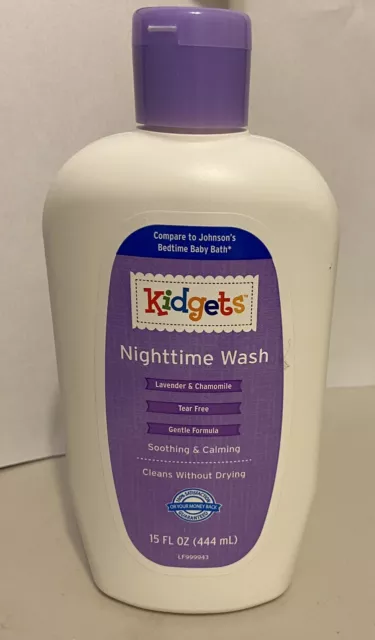 Baby Body Wash Lavendar Lot 2 Chamomile Kidgets Tea Free Nighttime Wash