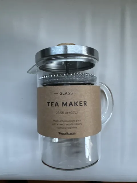 Tea glass teapot Maker with Infuser - The PERFECT TEA MAKER Loose Brewer Teapot