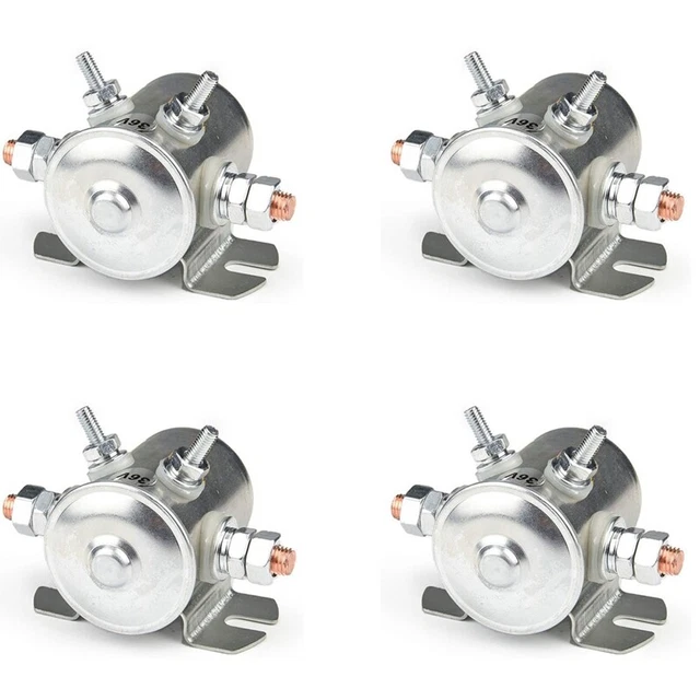 4X 36V Relais de Solénoïde à 4 Bornes pour Chariot de  électrique Série Ezg3281