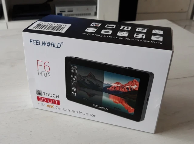 Ecran Moniteur Feelworld F6 Plus 5.5 Pouces - Ecran tactile - FULL HD - 4K HDMI