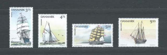 DANEMARK - 1993 YT 1059 à 1062 VOILIERS - TIMBRES NEUFS** MNH LUXE